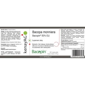 Bacopa monniera - 60 kaps.